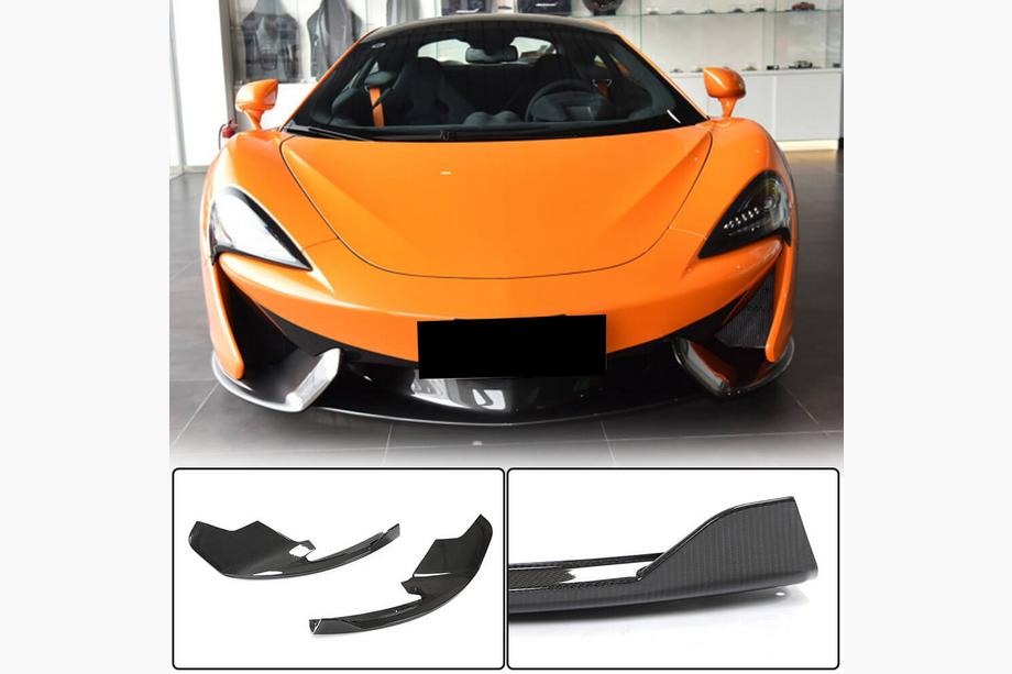 McLaren 540C/570S 2015–2020 Priekšējā bampera flapi (oglekļa šķiedra) Image