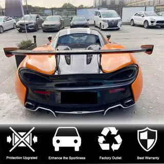 Spoileris V2 (oglekļa šķiedra) McLaren 540C/570S 2015–2020 foto 3