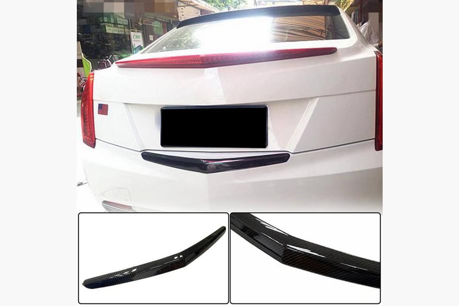 Cadillac ATS 2012–2019 Aizmugurējā bampera uzlika (karbons) Image