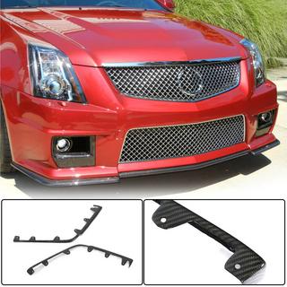 Priekšējā bampera Flap uzlikas (CTS V Coupe, oglekļa šķiedra) foto 1