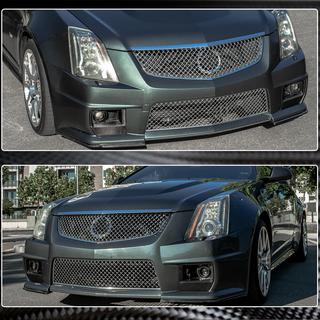 Priekšējā bampera Flap uzlikas (CTS V Coupe, oglekļa šķiedra) foto 3