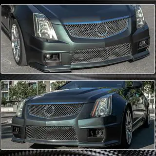 Priekšējā bampera Flap uzlikas (CTS V Coupe, oglekļa šķiedra) foto 3