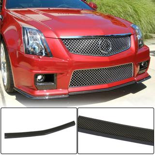 Priekšējā bampera lūpa Lip V2 (CTS V Coupe, oglekļa šķiedra) foto 2