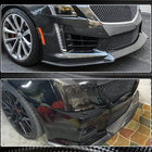 Cadillac CTS 2013–2019 Priekšējā bufera lūpa Lip V2 (CTS V Sedan 2016-2019, oglekļa šķiedra) foto 4