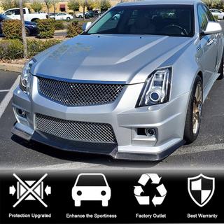 Priekšējā bufera lūpa Lip V2 (CTS V Sedan 2016-2019, oglekļa šķiedra) foto 2