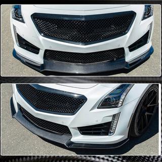 Priekšējā bufera lūpa Lip V2 (CTS V Sedan 2016-2019, oglekļa šķiedra) foto 3