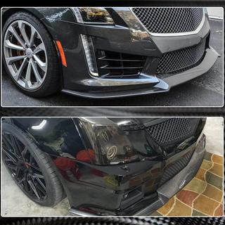 Priekšējā bufera lūpa Lip V2 (CTS V Sedan 2016-2019, oglekļa šķiedra) foto 4