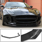 Jaguar F-Type 2013–2024 Priekšējā bampera lūpa Lip (2013-2016, karbons) foto 1