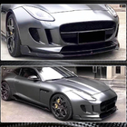 Jaguar F-Type 2013–2024 Priekšējā bampera lūpa Lip (2013-2016, karbons) foto 4