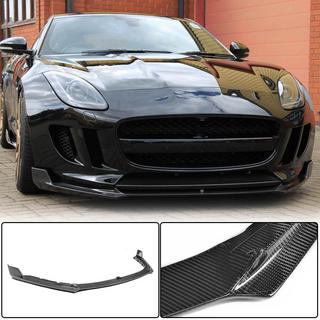 Priekšējā bampera lūpa Lip (2013-2016, karbons) Jaguar F-Type 2013–2024 foto 1