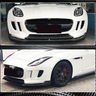 Priekšējā bampera lūpa Lip (2013-2016, karbons) Jaguar F-Type 2013–2024 foto 3