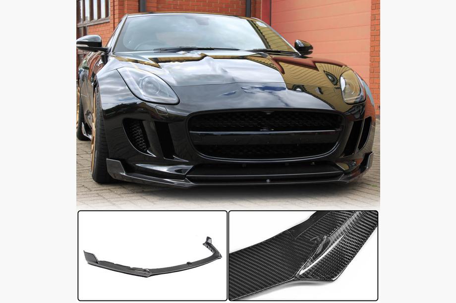 Jaguar F-Type 2013–2024 Priekšējā bampera lūpa Lip (2013-2016, karbons) Image
