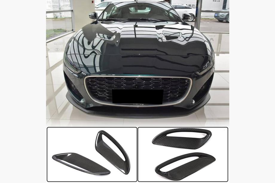Jaguar F-Type 2013–2024 Motora pārsega uzlikas (2021+, oglekļa šķiedra) Image