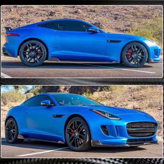 Sānu sliekšņu uzlikas (2013-2016, oglekļa šķiedra) Jaguar F-Type 2013–2024 foto 4
