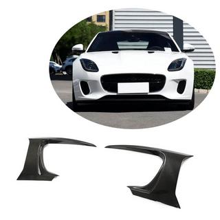 Priekšējā bampera oglekļa šķiedras uzlikas (Base 2017-2019) Jaguar F-Type 2013–2024 foto 1