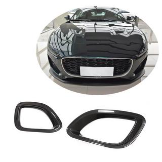 Priekšējā bampera oglekļa šķiedras uzlikas (Base 2021+, carbon) Jaguar F-Type 2013–2024 foto 1