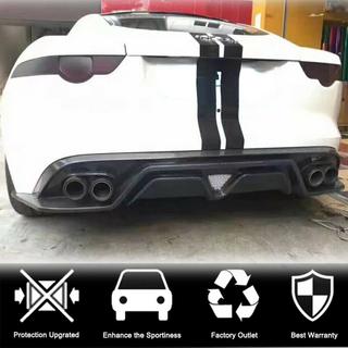 Aizmugurējā bufera difuzors (2013-2019, oglekļa šķiedra) Jaguar F-Type 2013–2024 foto 2