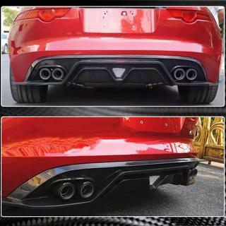Aizmugurējā bufera difuzors (2013-2019, oglekļa šķiedra) Jaguar F-Type 2013–2024 foto 3