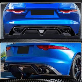 Aizmugurējā bufera difuzors (2013-2019, oglekļa šķiedra) Jaguar F-Type 2013–2024 foto 4
