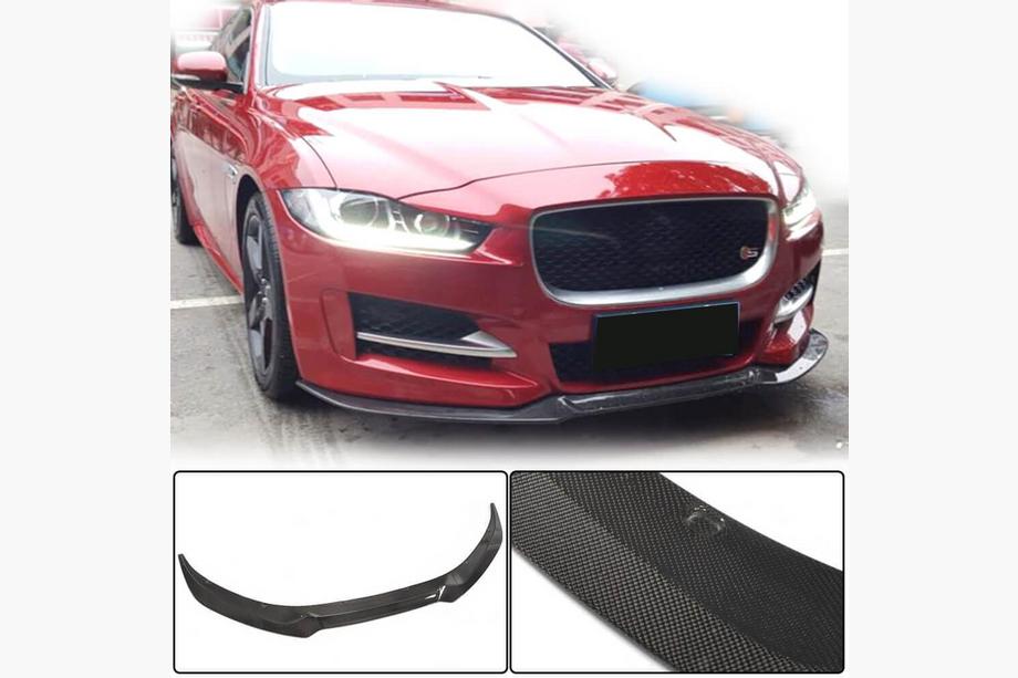 Jaguar XE 2016– Priekšējā bampera lūpas uzlika (2015-2019, oglekļa šķiedra) Image