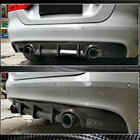 Jaguar XE 2016– Aizmugurējā bampera difuzors V2 (2015-2019, oglekļa šķiedra) foto 4