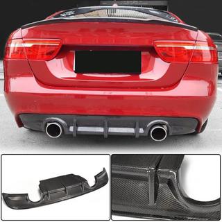 Aizmugurējā bampera difuzors V2 (2015-2019, oglekļa šķiedra) Jaguar XE 2016– foto 1