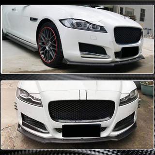 Priekšējā bampera lūpa Lip (2016-2020, oglekļa šķiedra) Jaguar XF 2016– foto 4