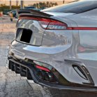 Kia Stinger 2017–2023 Aizmugurējā bampera uzlika (2017-2020, oglekļa šķiedra) foto 3