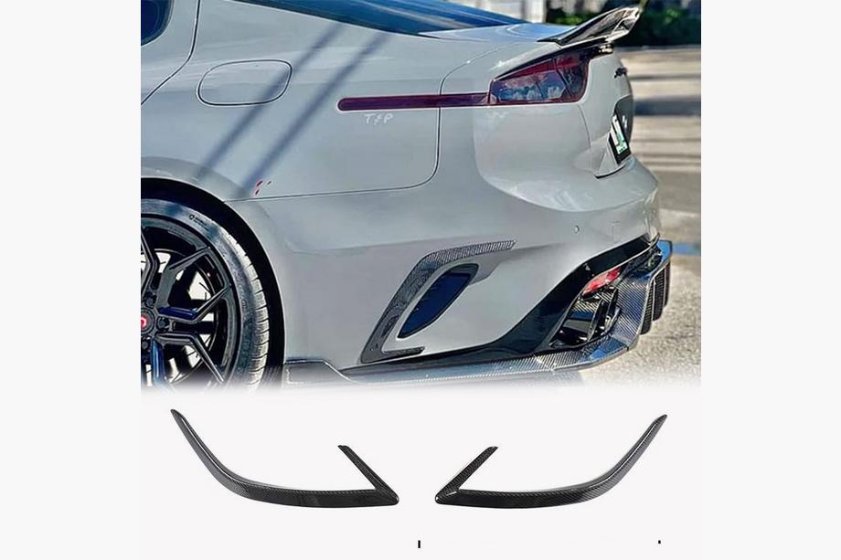 Kia Stinger 2017–2023 Aizmugurējā bampera uzlika (2017-2020, oglekļa šķiedra) Image