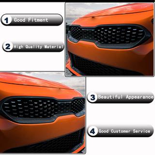 Radiatora režģa apmale (oglekļa šķiedra) Kia Stinger 2017–2023 foto 3