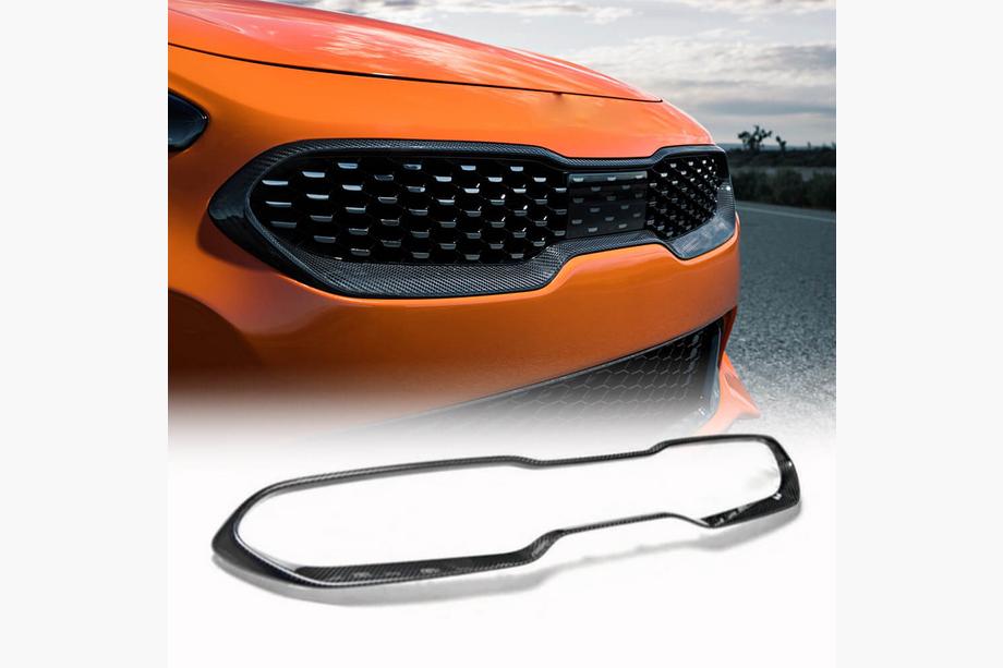 Kia Stinger 2017–2023 Radiatora režģa apmale (oglekļa šķiedra) Image