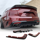 Kia Stinger 2017–2023 Aizmugurējā bufera difuzors (karbons) foto 1
