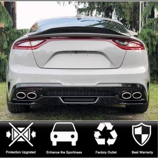 Spoileris V2 (oglekļa šķiedra) Kia Stinger 2017–2023 foto 2
