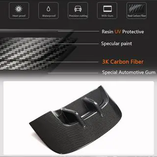 Priekšējo spārnu uzlikas (karbons) Kia Stinger 2017–2023 foto 3
