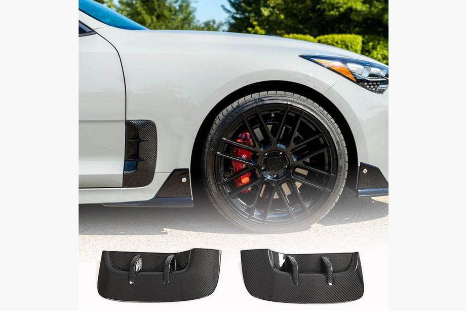 Kia Stinger 2017–2023 Priekšējo spārnu uzlikas (karbons) Image