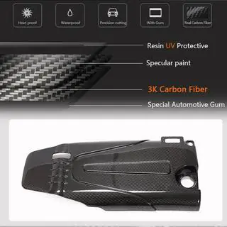 Dzinēja dekoratīvais vāks (oglekļa šķiedra) Honda Civic Sedans X 2016–2021 foto 4