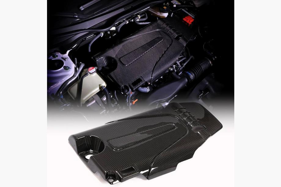 Honda Civic Sedans X 2016–2021 Dzinēja dekoratīvais vāks (oglekļa šķiedra) Image
