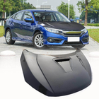 Honda Civic Sedans X 2016–2021 Motora pārsegs (oglekļa šķiedra) foto 1