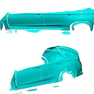 Sānu sliekšņi (oglekļa šķiedra) Honda Civic HB 2021– foto 2