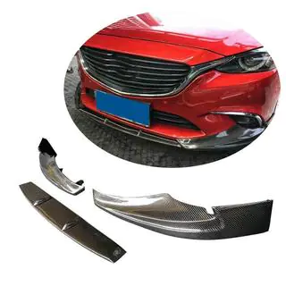 Priekšējā bampera lūpas uzlika Lip V1 (2017-2019, Oglekļa šķiedra) foto 1