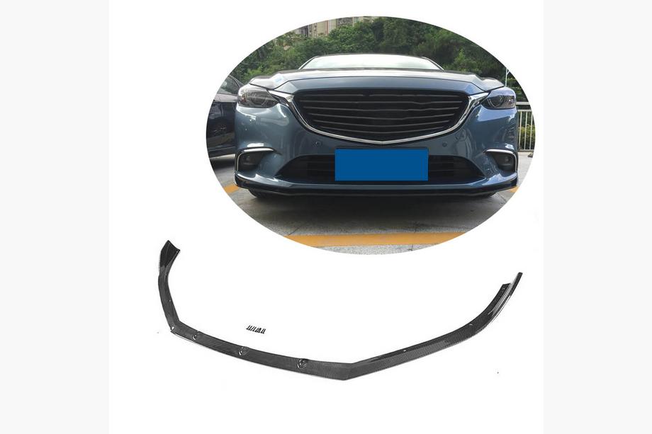 Mazda 6 2012–2024 Priekšējā bampera lūpa Lip V2 (2017-2019, oglekļa šķiedra) Image