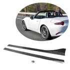 Mazda MX-5 2014– Sānu sliekšņu uzlikas (2016-2018, oglekļa šķiedra) foto 1