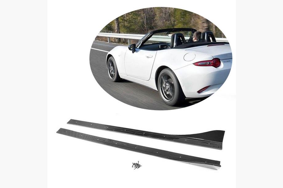 Mazda MX-5 2014– Sānu sliekšņu uzlikas (2016-2018, oglekļa šķiedra) Image