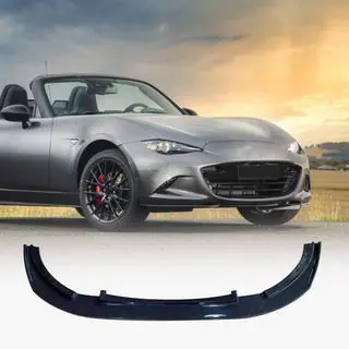 Priekšējā bampera lūpas uzlika Lip V1 (2022+, Carbon) foto 1