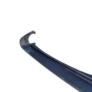 Priekšējā bampera lūpas uzlika Lip V1 (2022+, Carbon) foto 4
