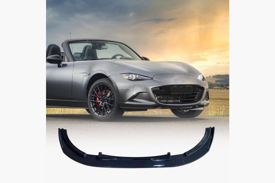 Mazda MX-5 2014– Priekšējā bampera lūpas uzlika Lip V1 (2022+, Carbon) Image