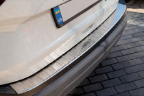 Nissan X-trail T33/Rogue 2022– Carmos aizmugurējā bampera aizsarguzlika (e-Power, nerūsējošais tērauds, matēts) foto 2