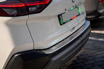 Nissan X-trail T33/Rogue 2022– Carmos aizmugurējā bampera aizsarguzlika (e-Power, nerūsējošais tērauds, matēts) foto 5