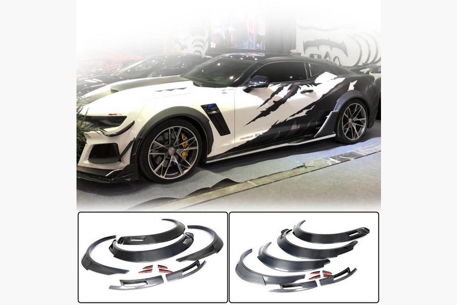 Chevrolet Camaro 2015– Riteņu arku uzlikas (2016-2019, Karbons) Image