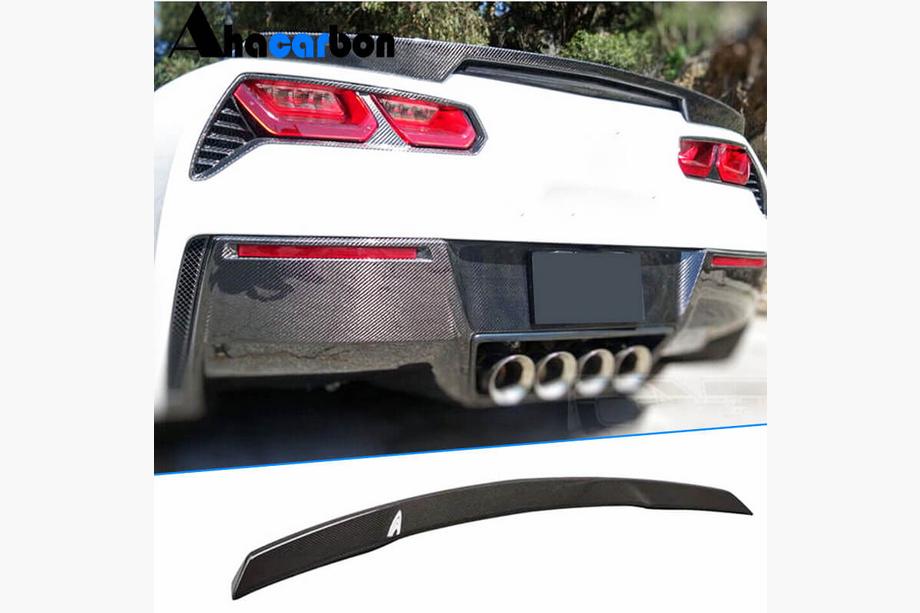 Chevrolet Corvette C7 2013–2019 Spoileris (karbons) Image